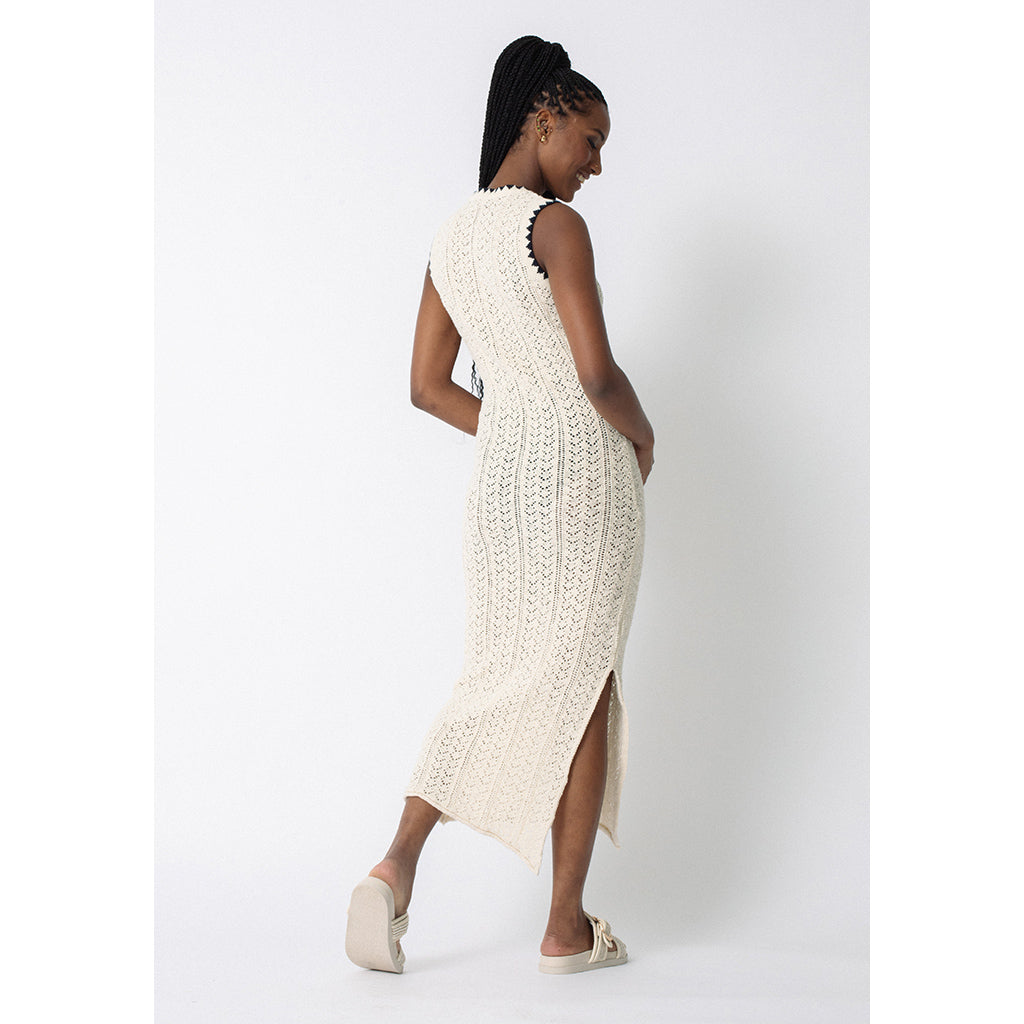 Amara Dress | Ecru Cotton