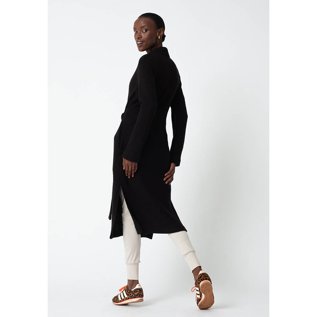 Waffle Gown | Black