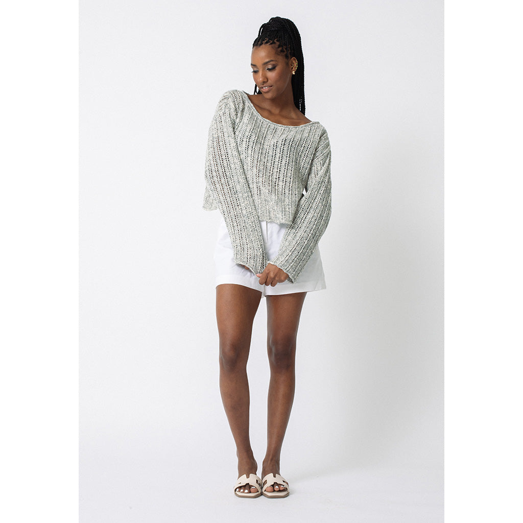 India Top | Melange Grey