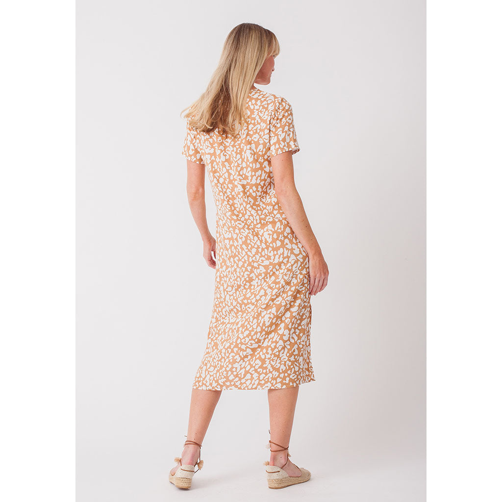Diana Dress | Cinnamon Leopard