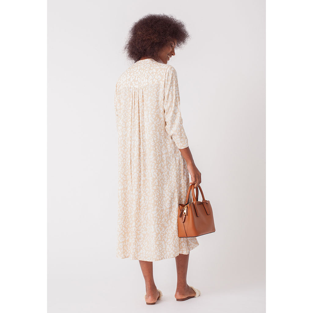 Lexi Dress | Leopard Cream