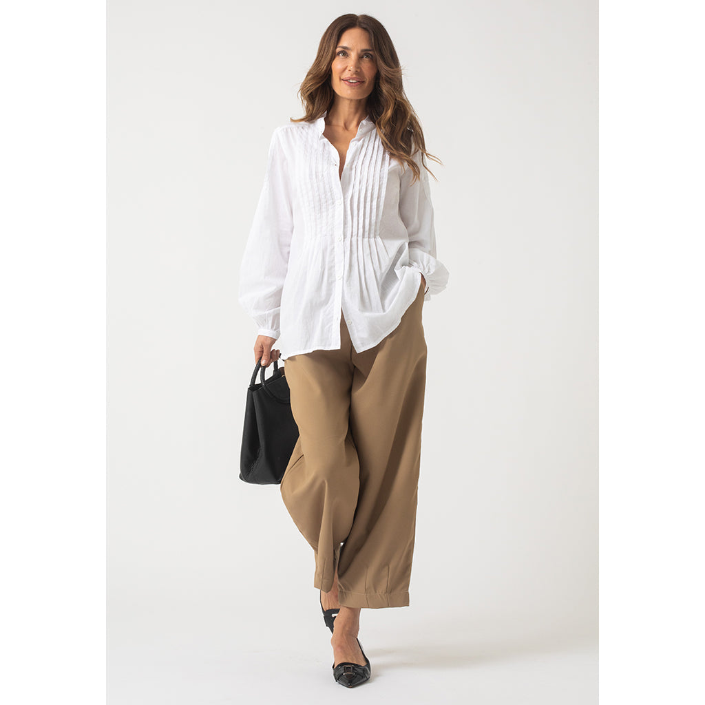 PinTuck Shirt | White