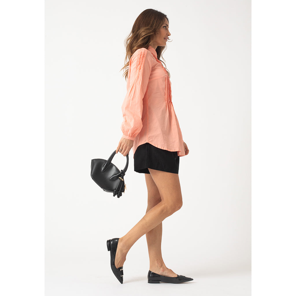 PinTuck Shirt | Coral