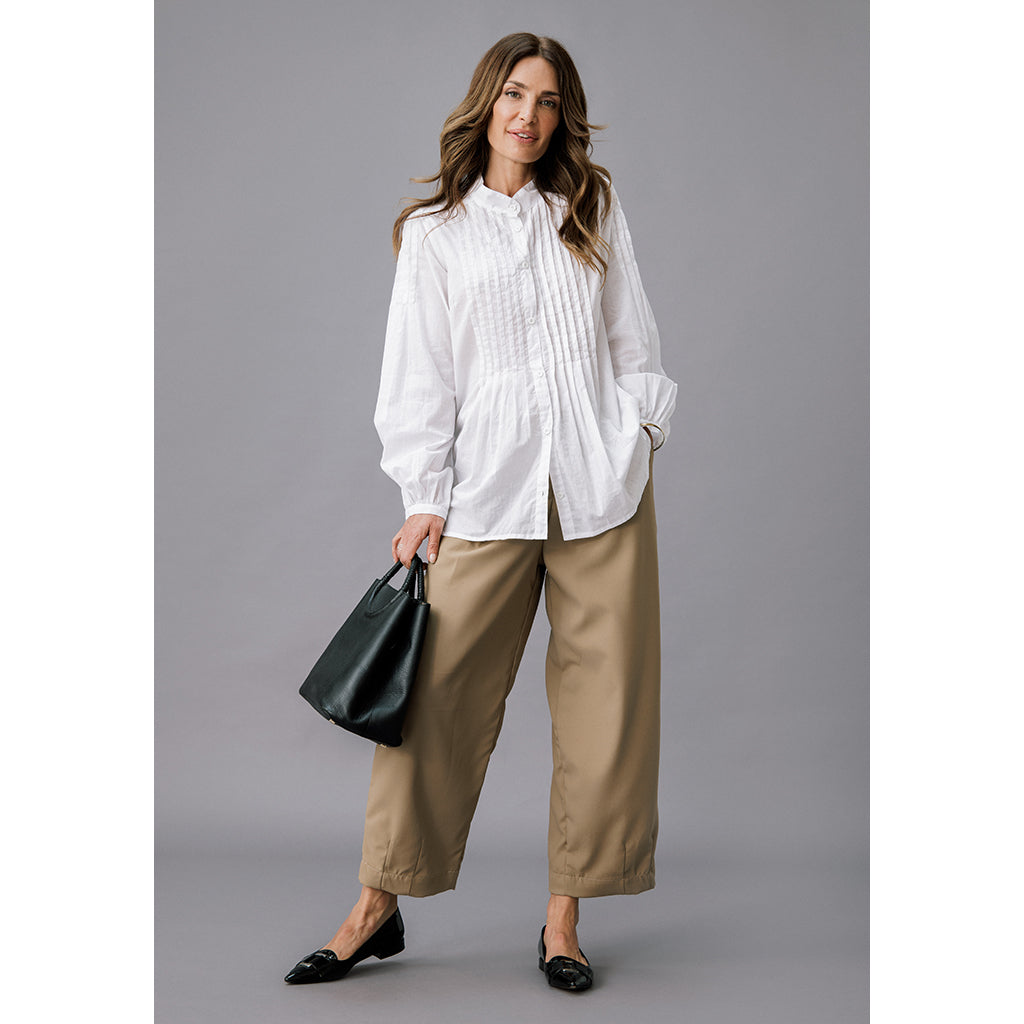 PinTuck Shirt | White