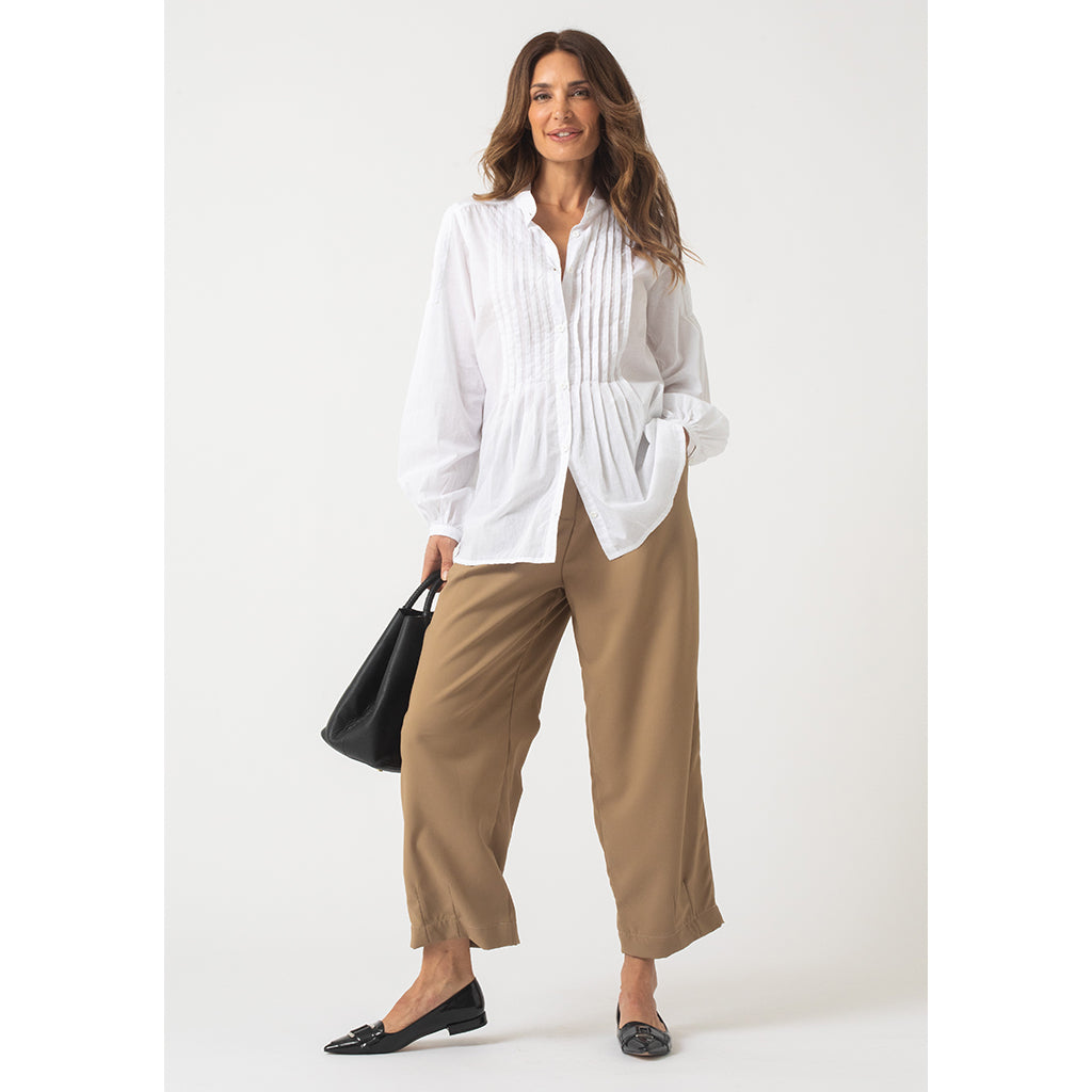 PinTuck Shirt | White