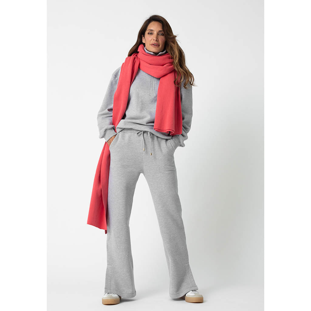 Quinn Track Suit Set | Melange Grey