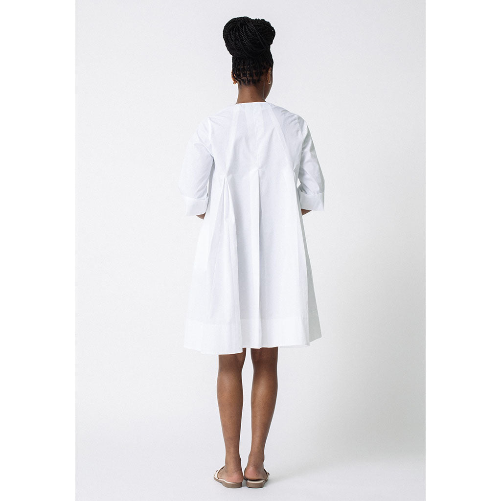 Saxon Dress | White