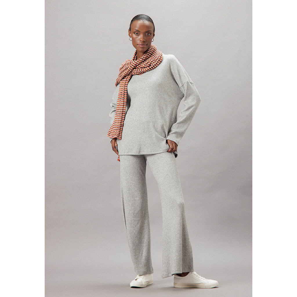 Travel Rib Set | Melange Grey