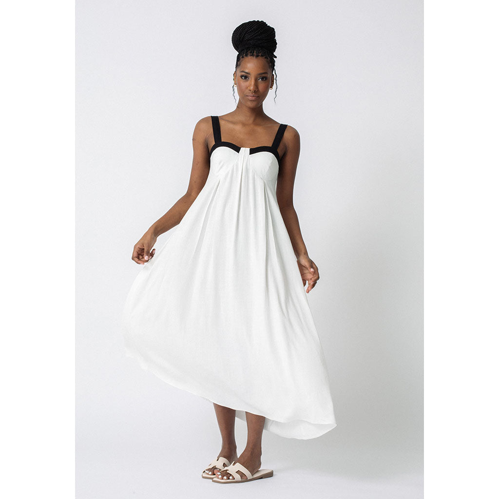 Dolce Vita Dress | White (Hoping to Restock early next year, pls select size and address email address to be alerted when in stock)