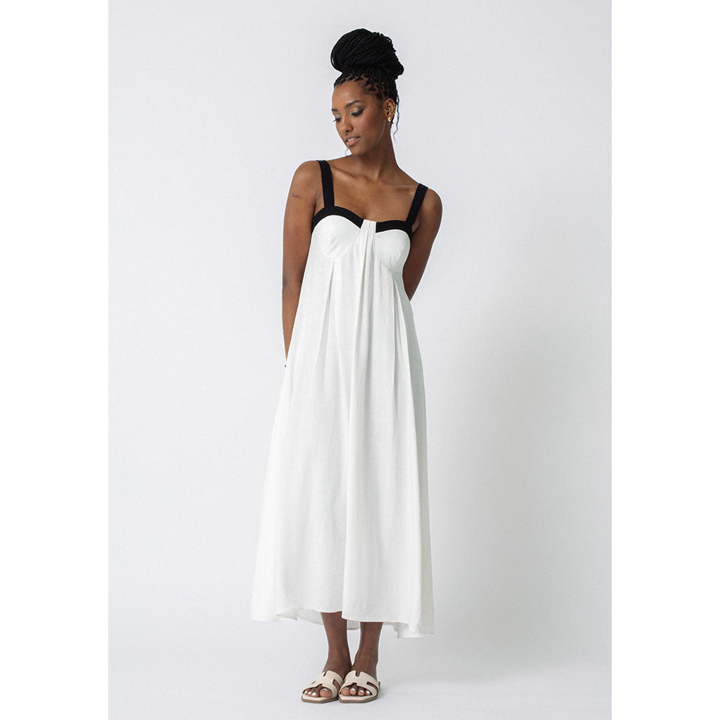 Dolce Vita Dress | White (Hoping to Restock early next year, pls select size and address email address to be alerted when in stock)