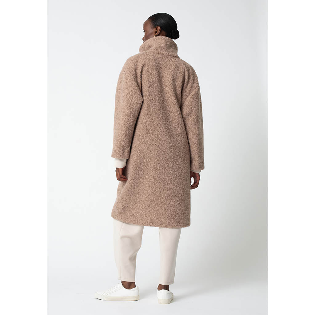 Emily Teddy Coat | Stone