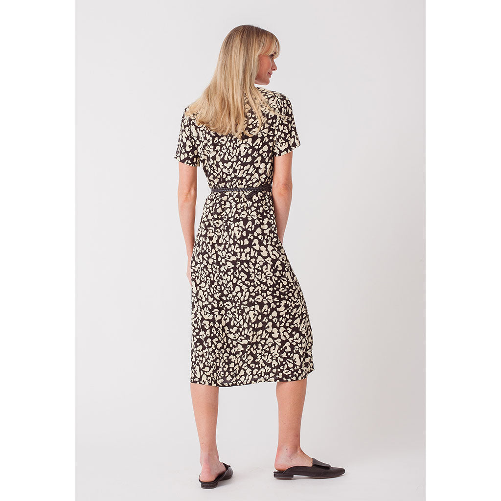 Diana Dress | Black Leopard