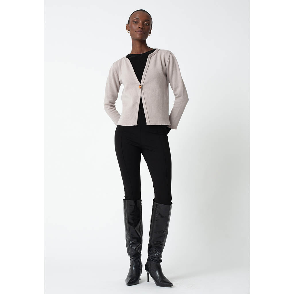 Rose Blazer Cardigan | Stone