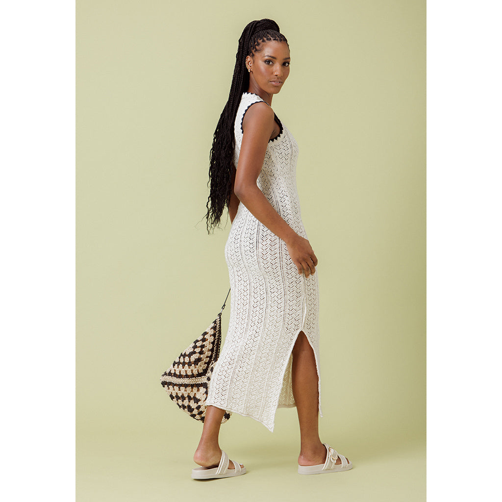 Amara Dress | Ecru Cotton