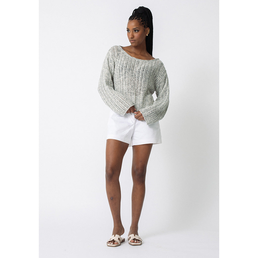 India Top | Melange Grey