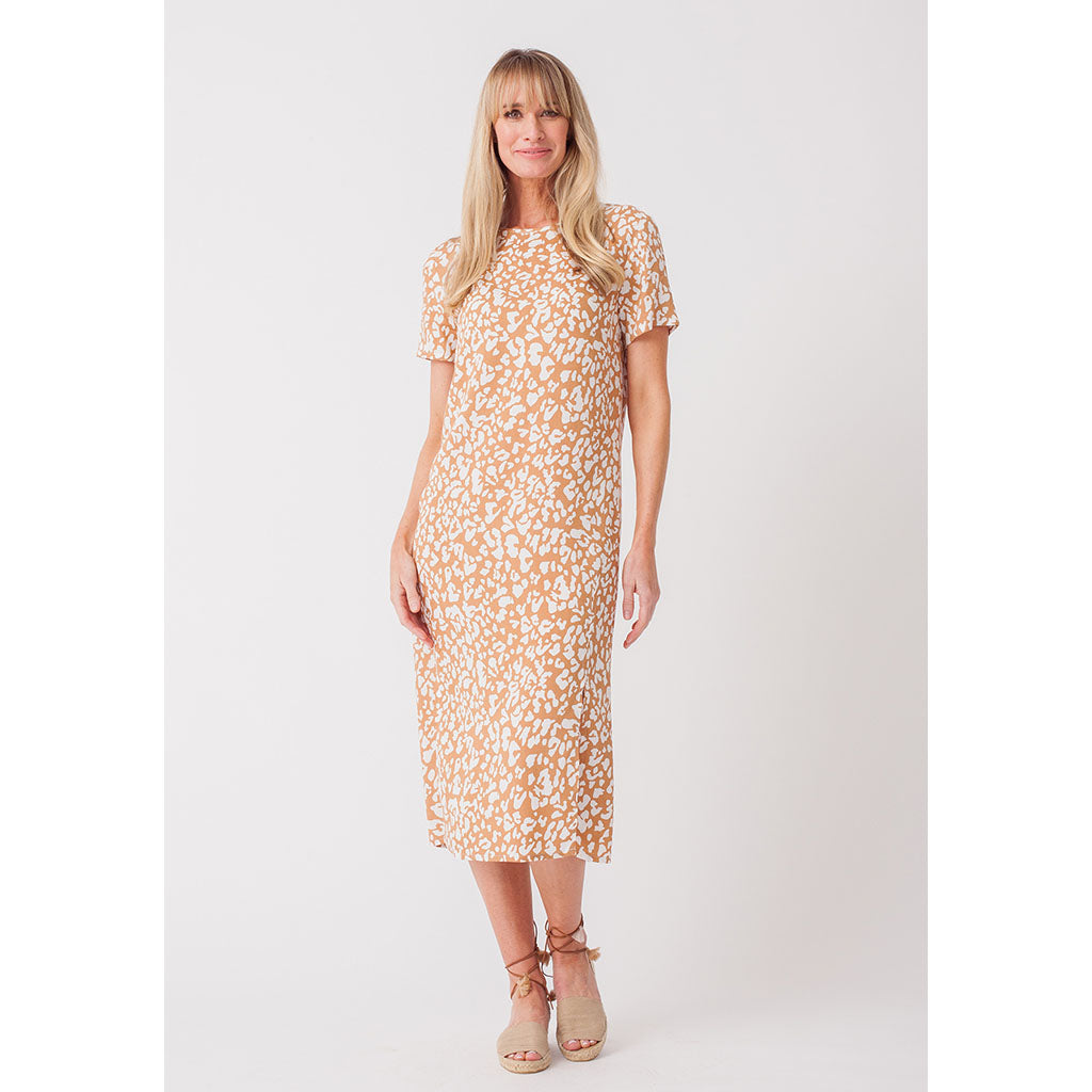 Diana Dress | Cinnamon Leopard
