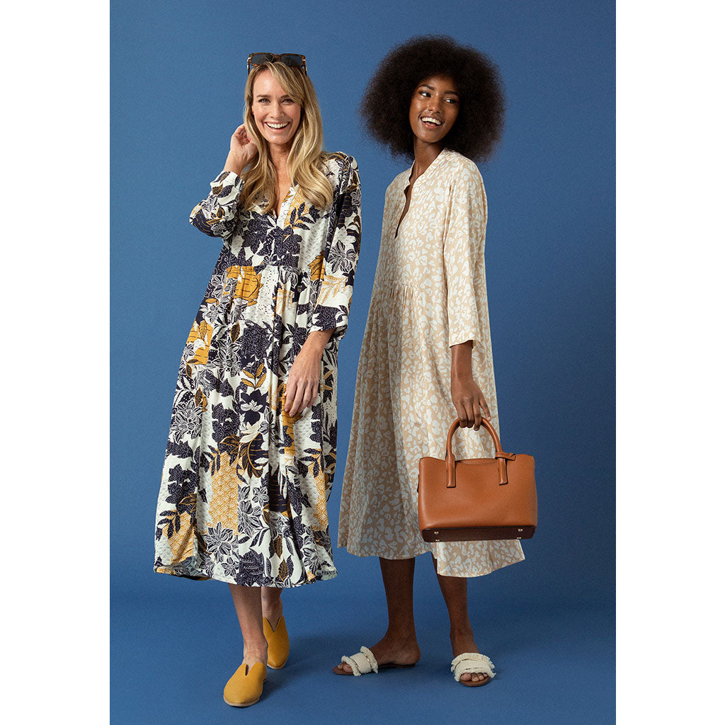 Lexi Dress | Leopard Cream