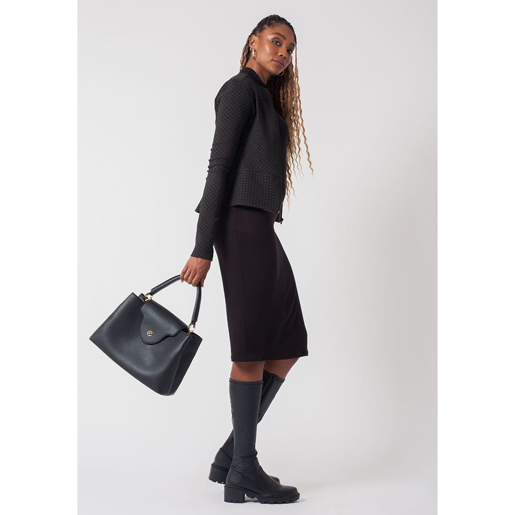 Lexi Peplum Jacket | Black