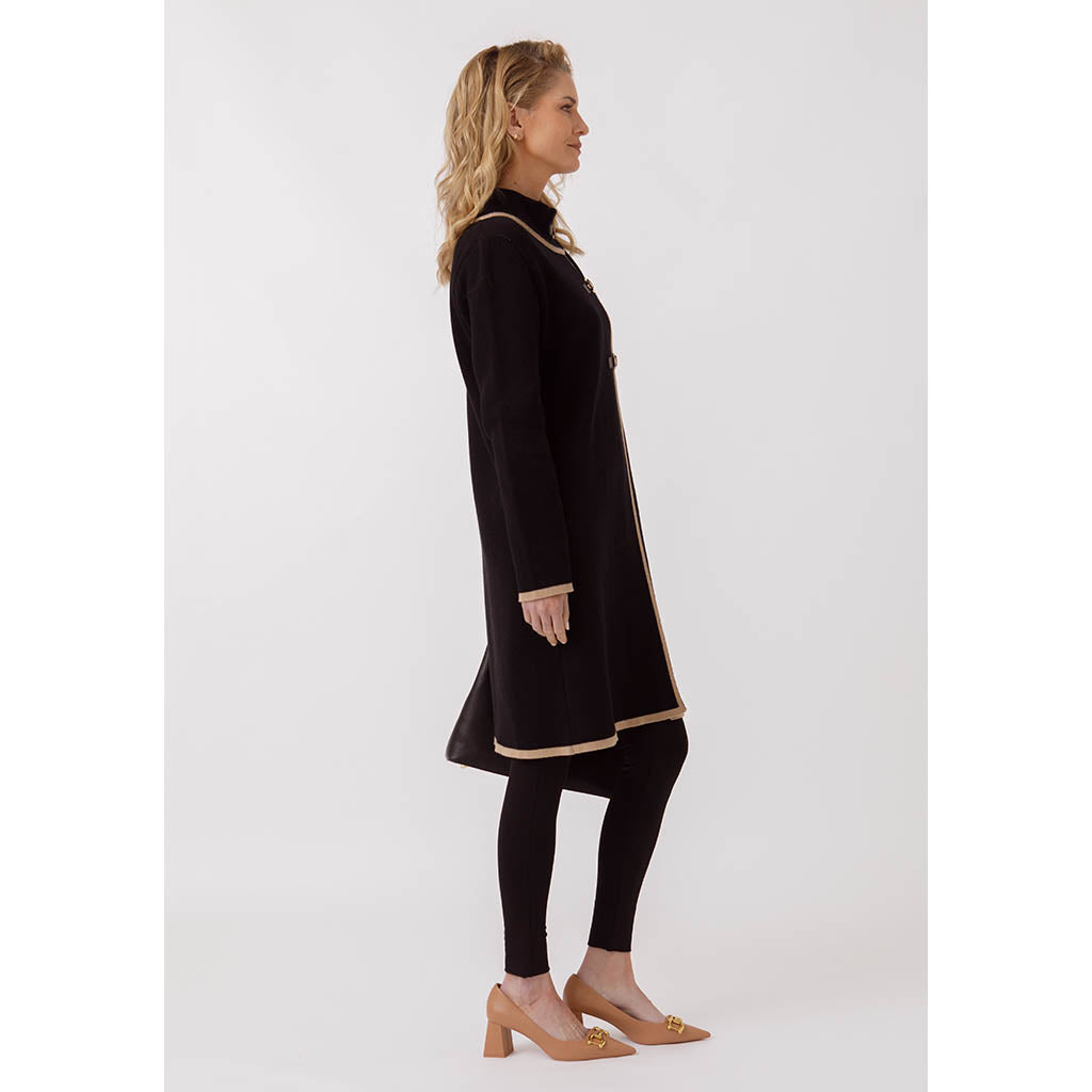 Monaco Coat | Black Chicane