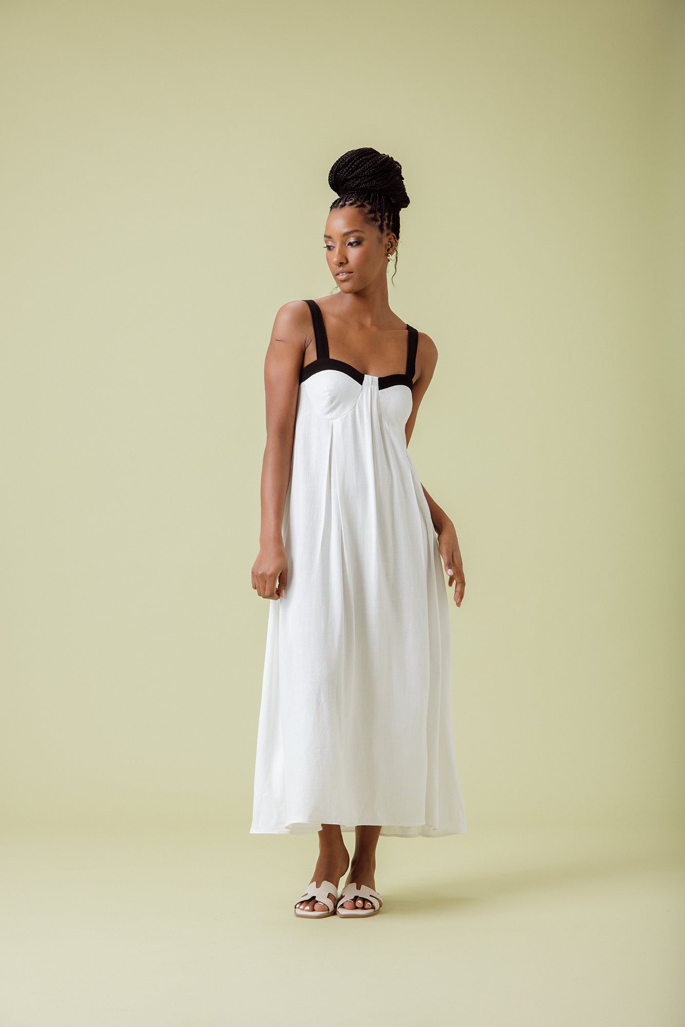 Dolce Vita Dress | White (Hoping to Restock early next year, pls select size and address email address to be alerted when in stock)