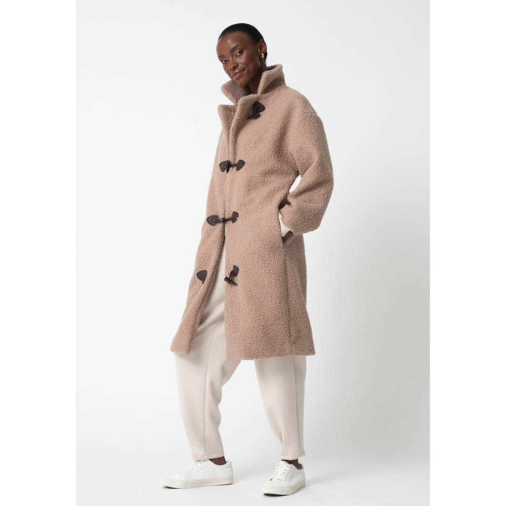 Emily Teddy Coat | Stone