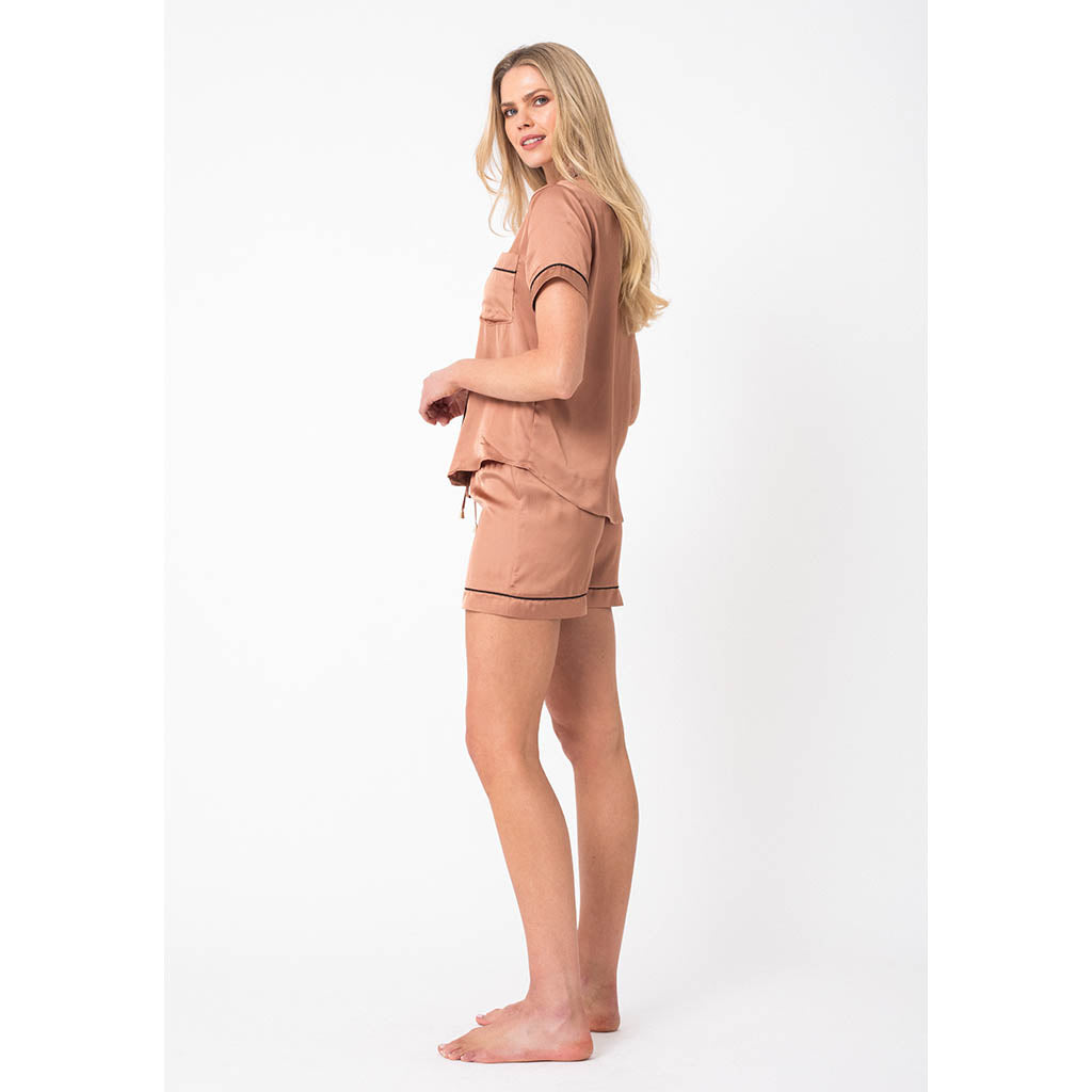 Classic Short Pajama Set | Chestnut