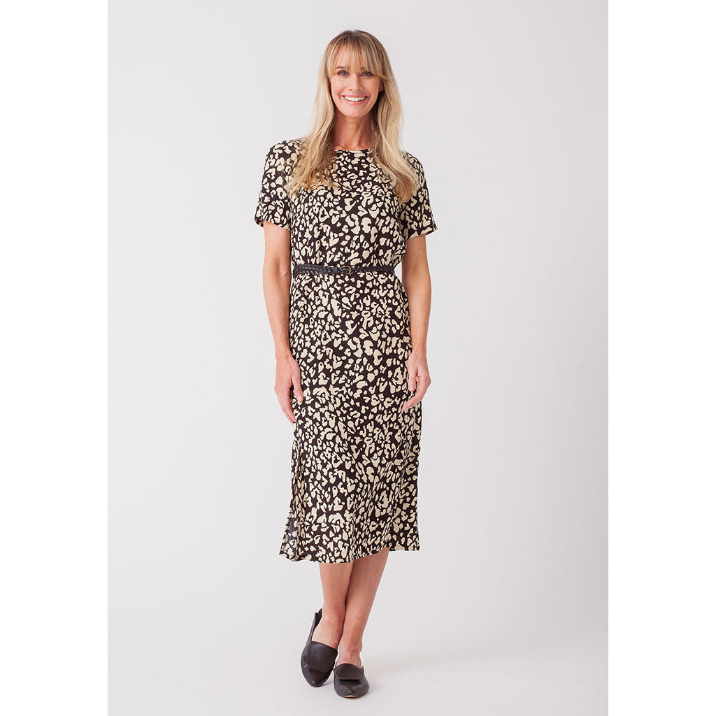 Diana Dress | Black Leopard