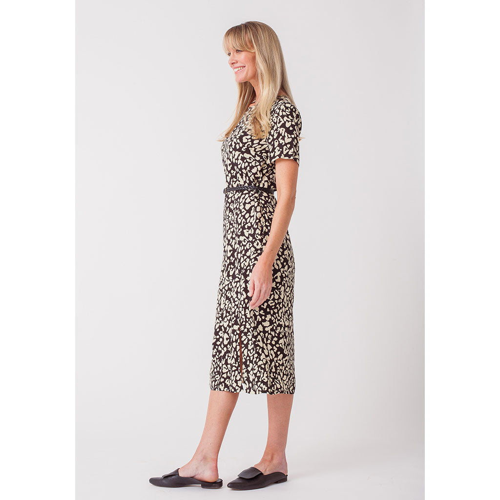 Diana Dress | Black Leopard
