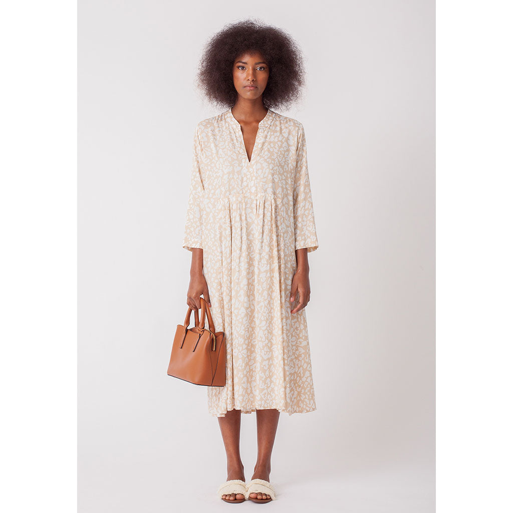 Lexi Dress | Leopard Cream