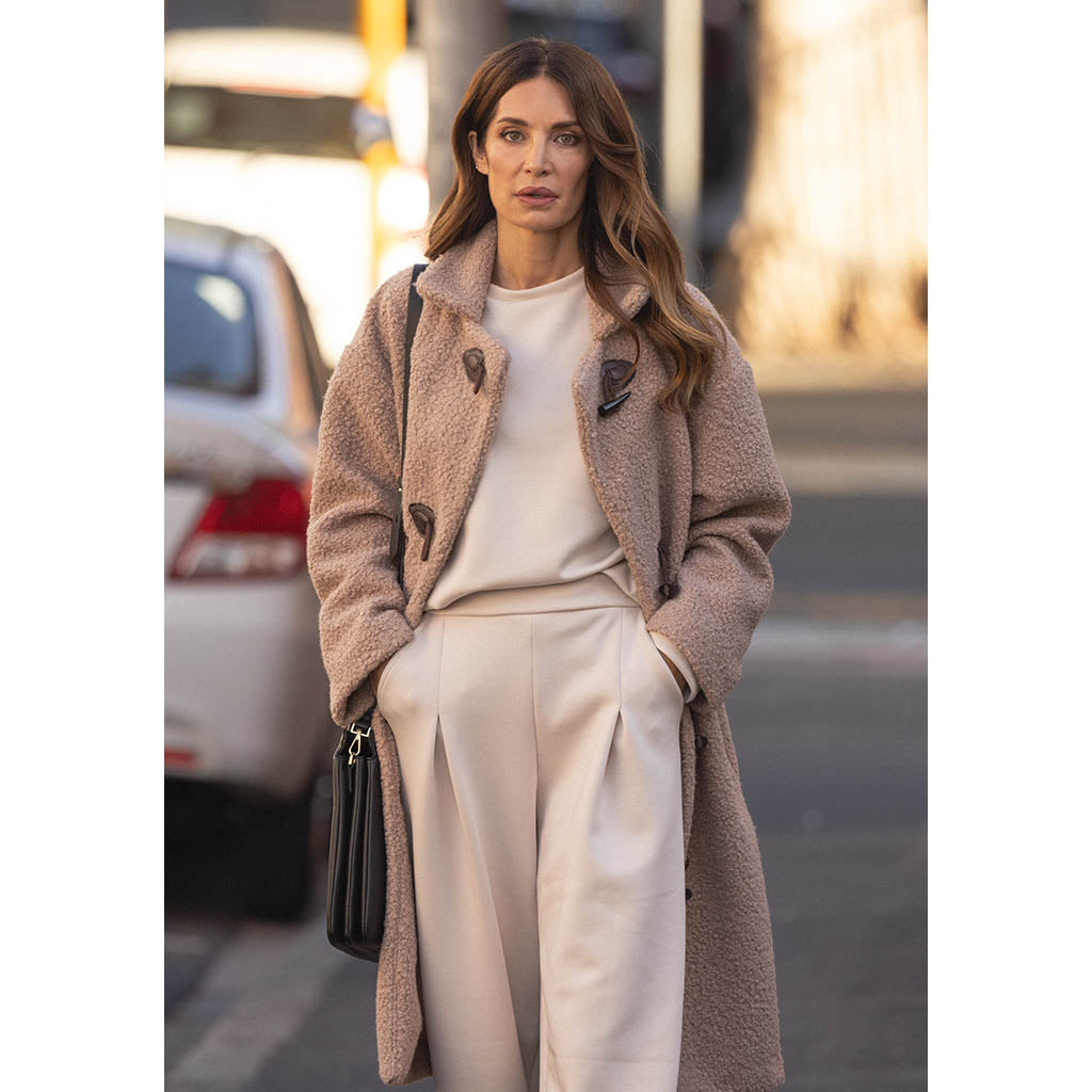 Emily Teddy Coat | Stone