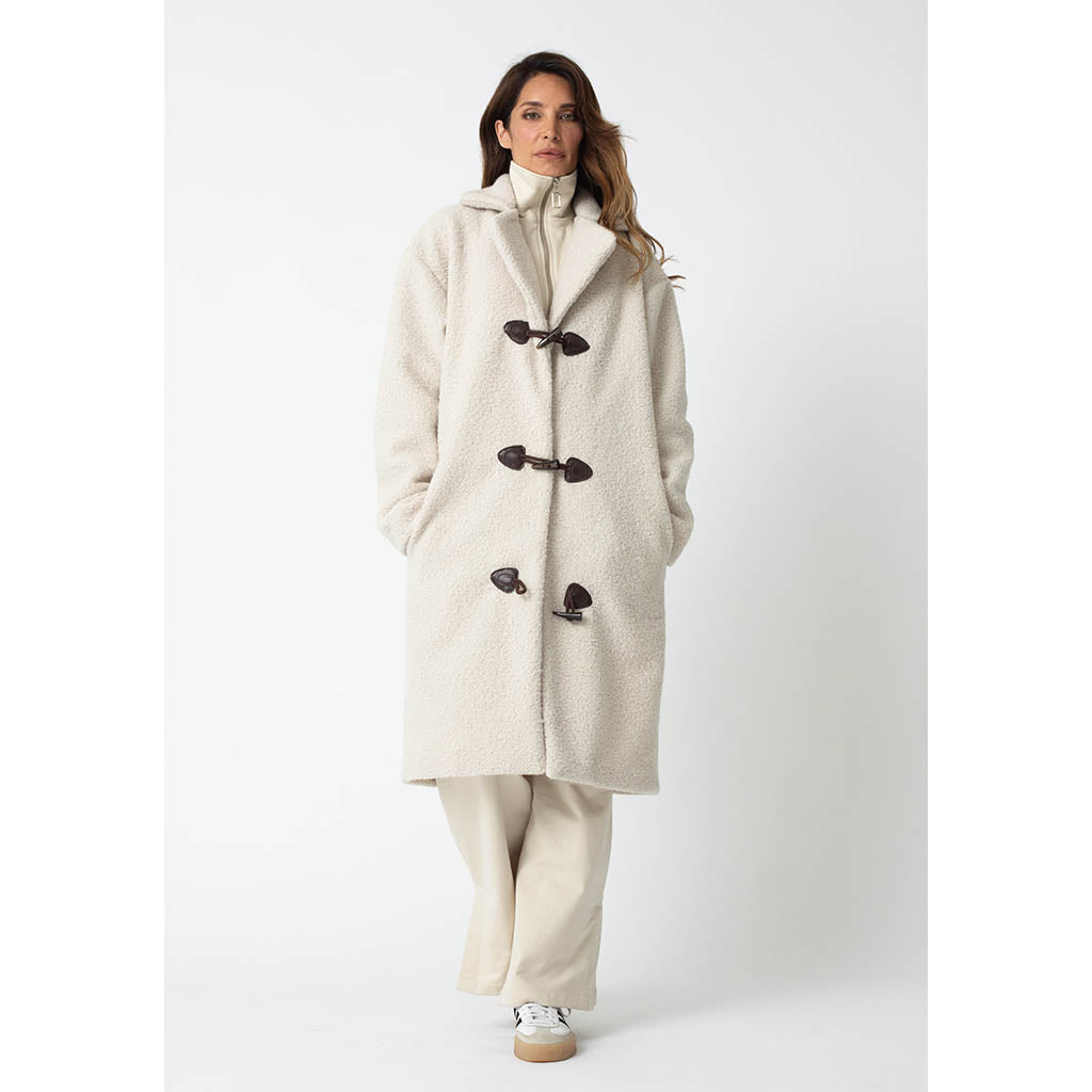 Emily Teddy Coat | Ecru
