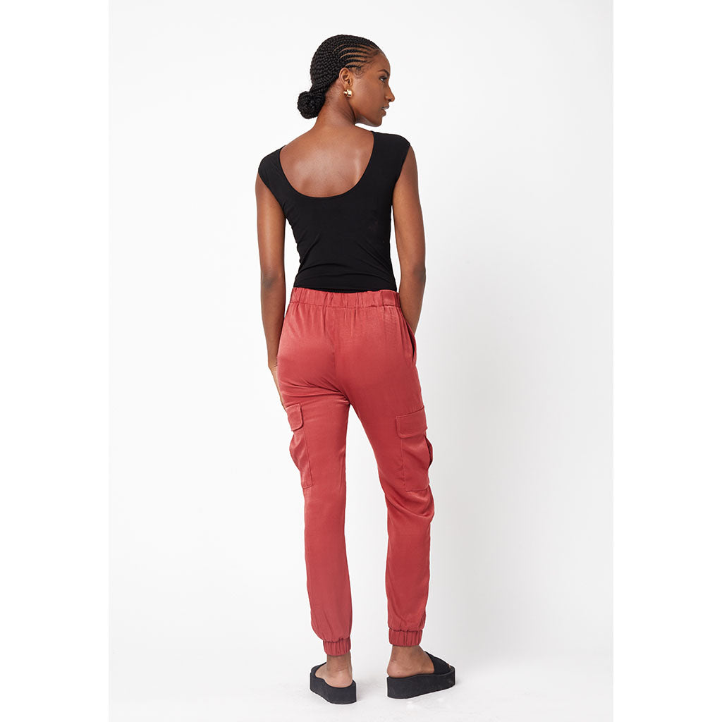 Cargo Pants | Silky Auburn