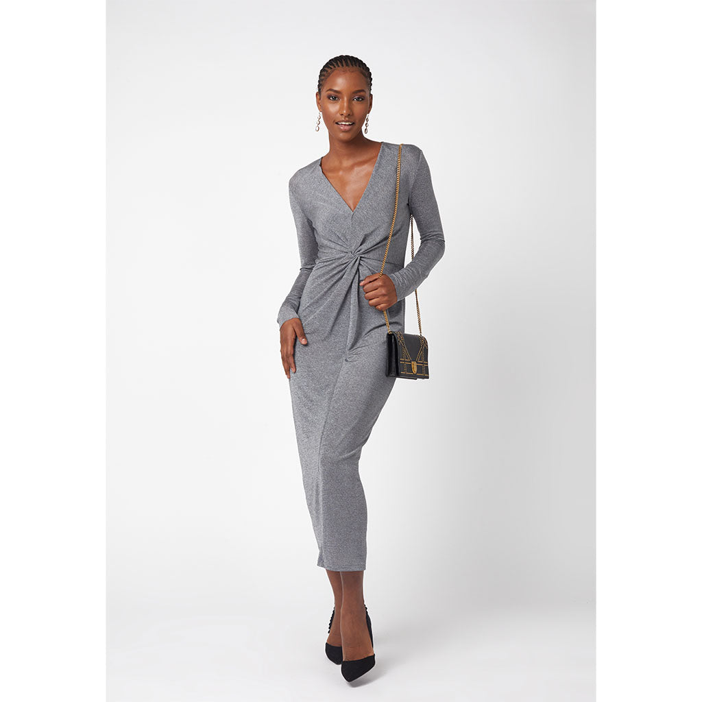 Ava Dress | Steel Grey