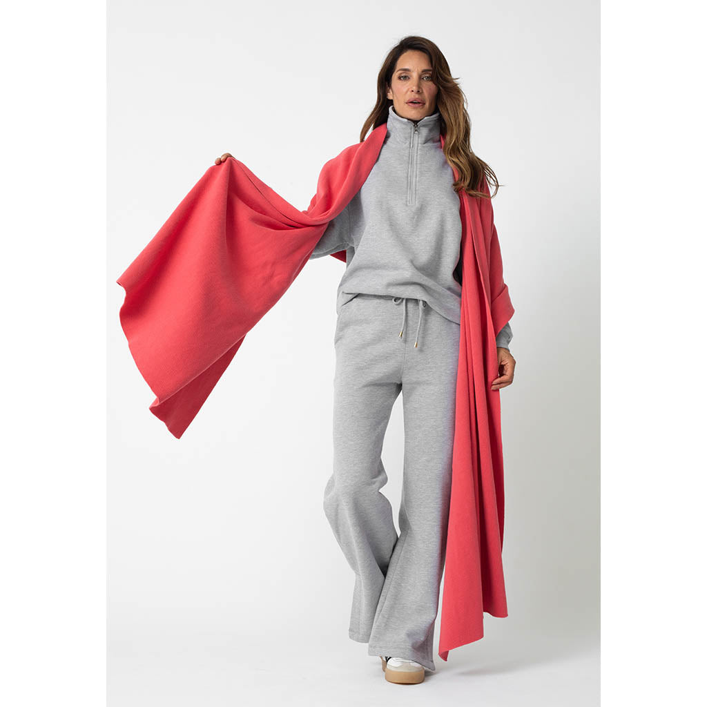 The Oversized Scarf | Coral