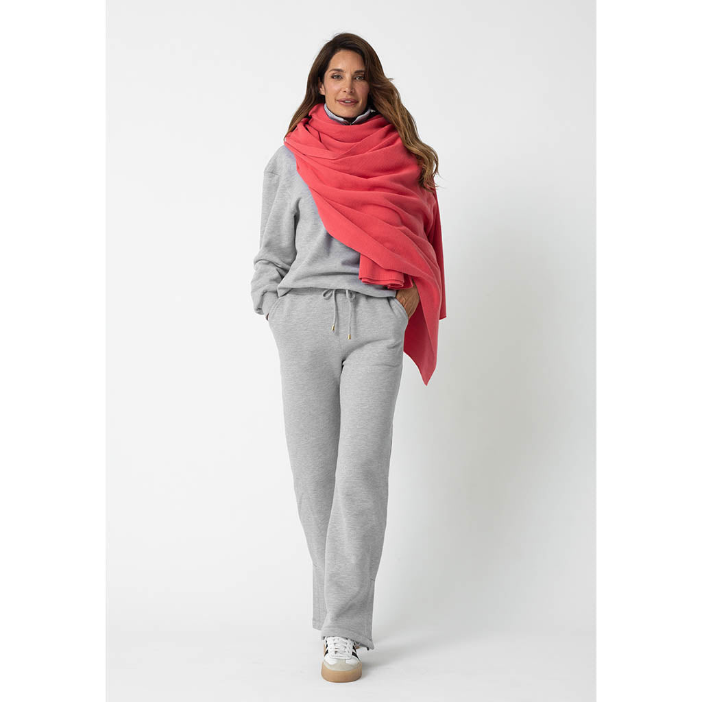 The Oversized Scarf | Coral