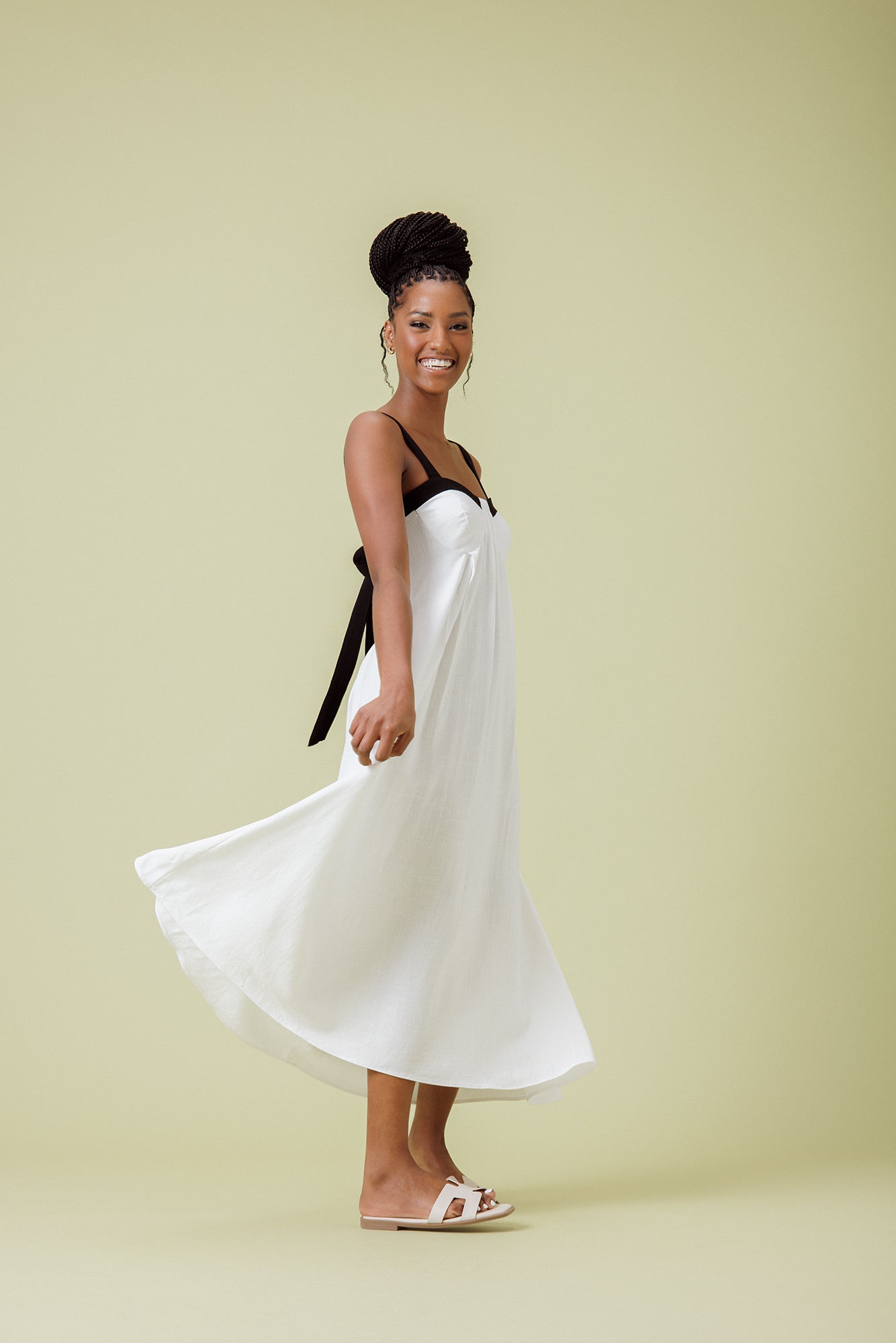 Dolce Vita Dress | White (Hoping to Restock early next year, pls select size and address email address to be alerted when in stock)