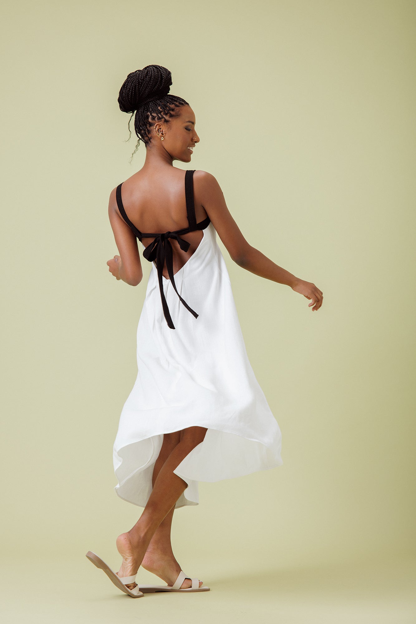 Dolce Vita Dress | White (Hoping to Restock early next year, pls select size and address email address to be alerted when in stock)