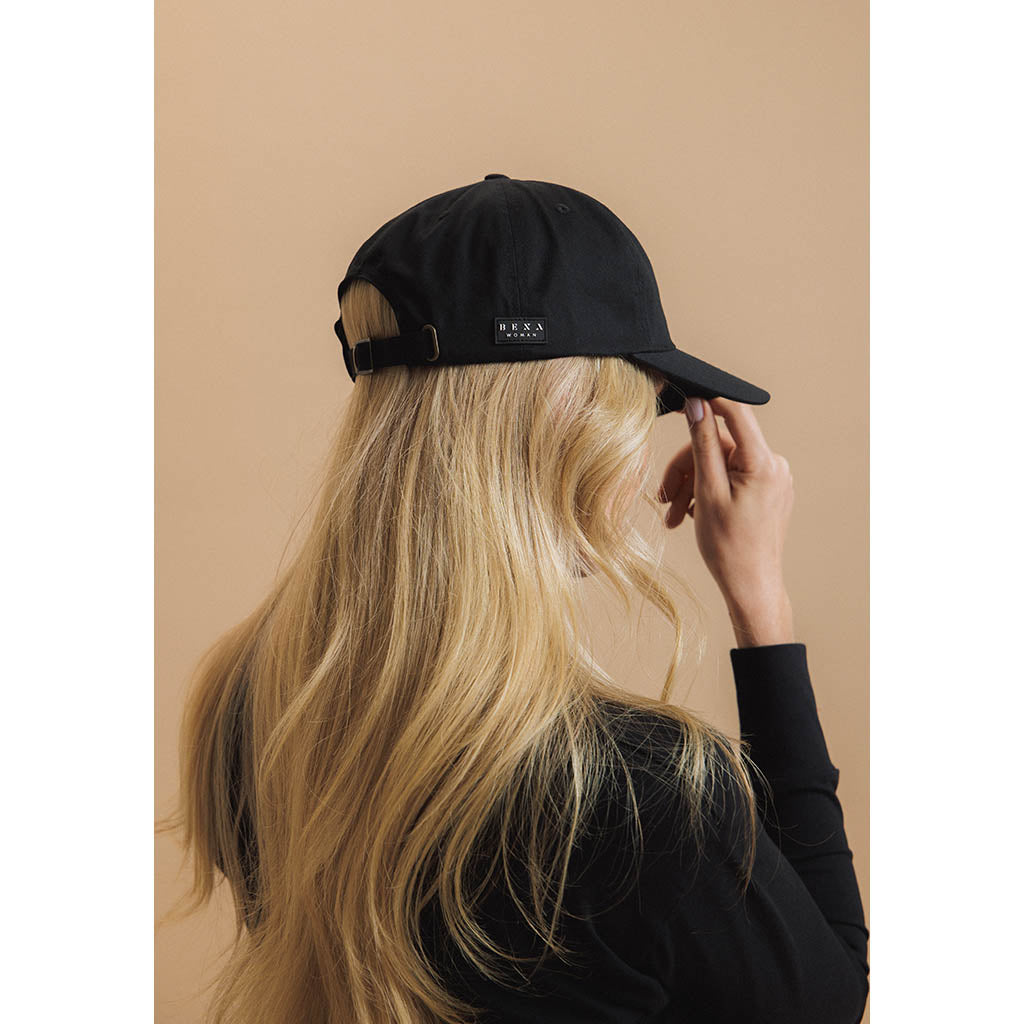 The BENA Cap | Black (unstructured)