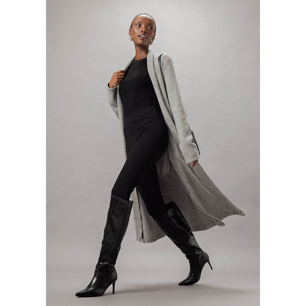 Waffle Gown | Melange Grey