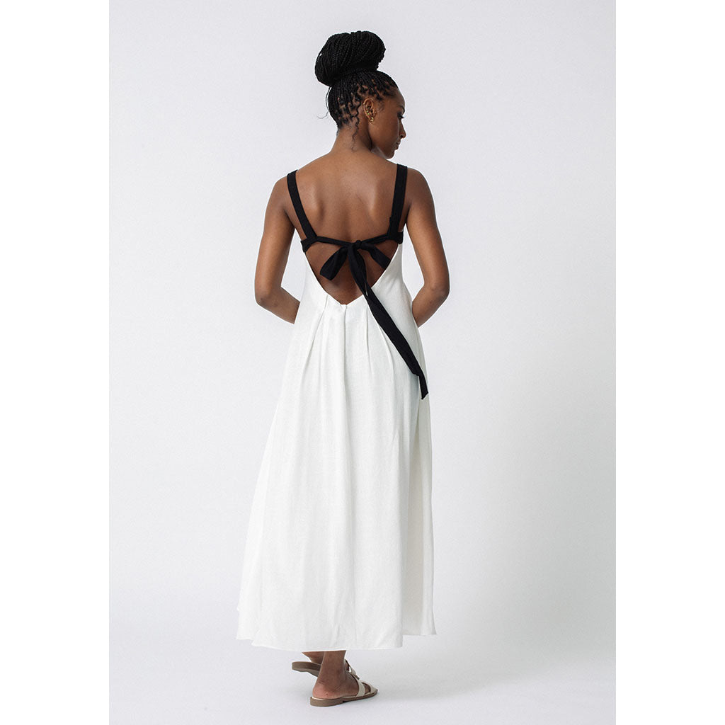 Dolce Vita Dress | White (Hoping to Restock early next year, pls select size and address email address to be alerted when in stock)