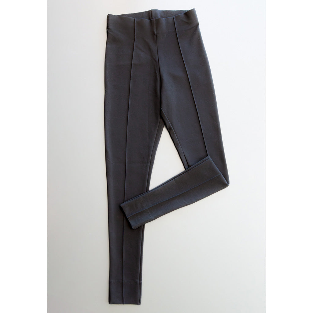 Pin Tuck Roma Leggings | Black