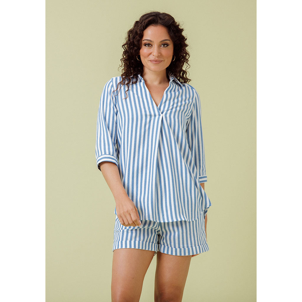 The Capri Shirt | Stripe