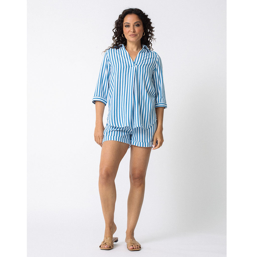 The Capri Shorts | Stripe