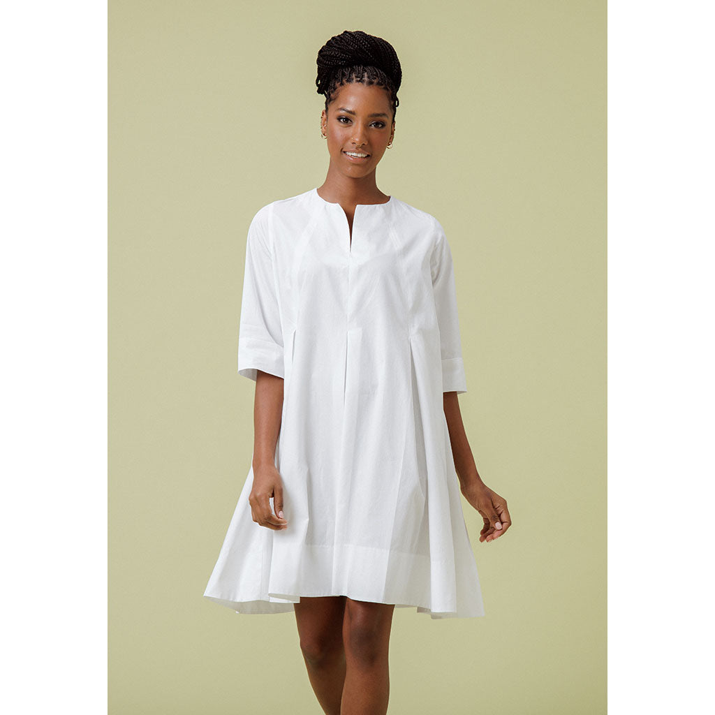 Saxon Dress | White