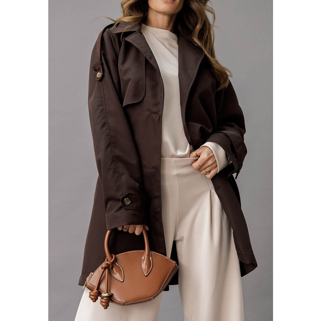 The Madison Trench | Chocolate
