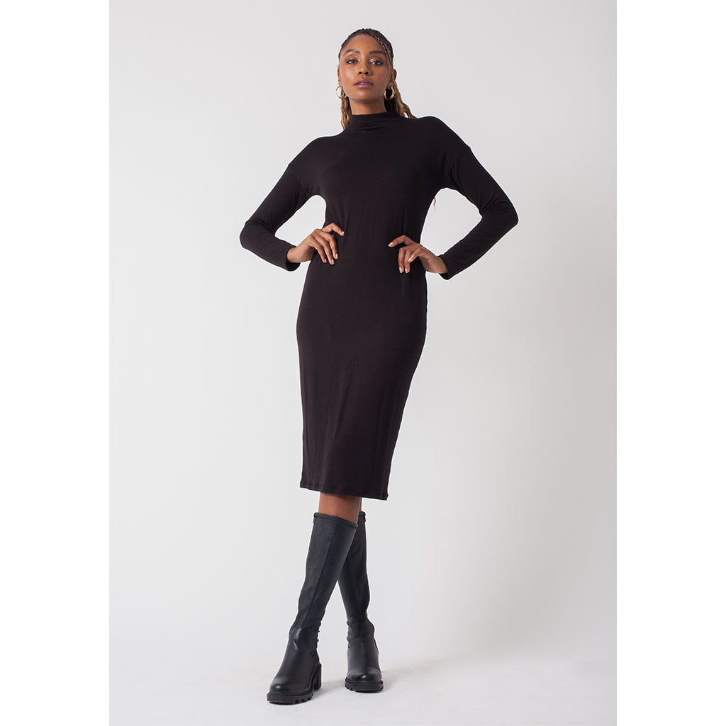 Claire Cotton Dress | Black