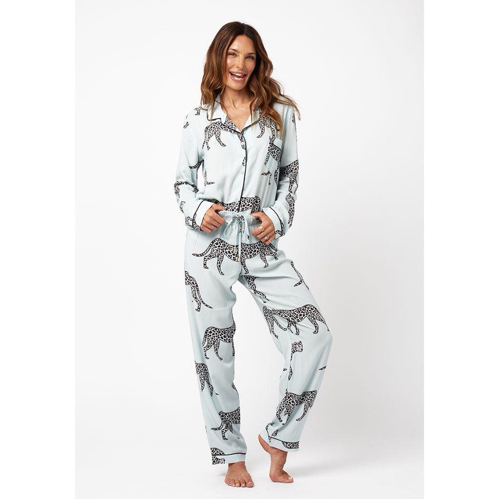 Classic Long Pajama Set | Leopard Ltd (won't be restocked)