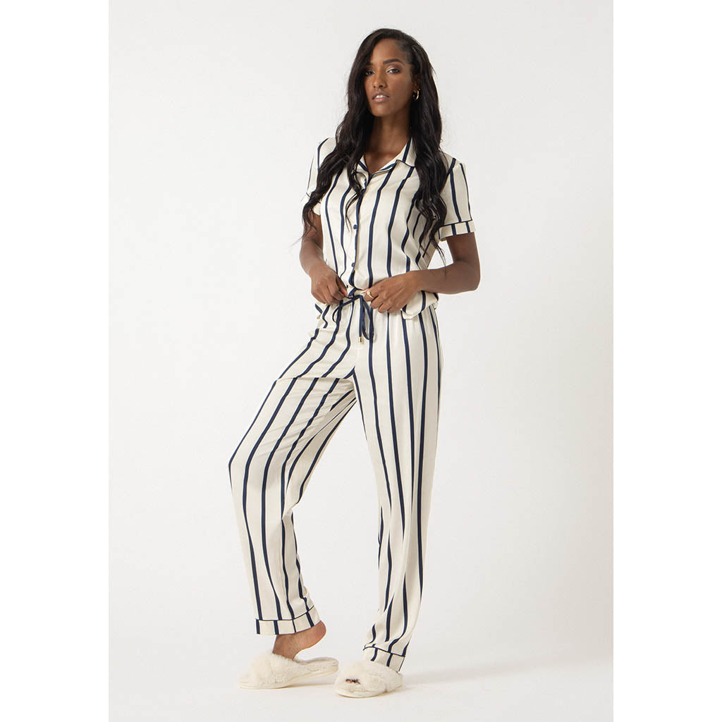 Riviera Classic Long Pajama Set