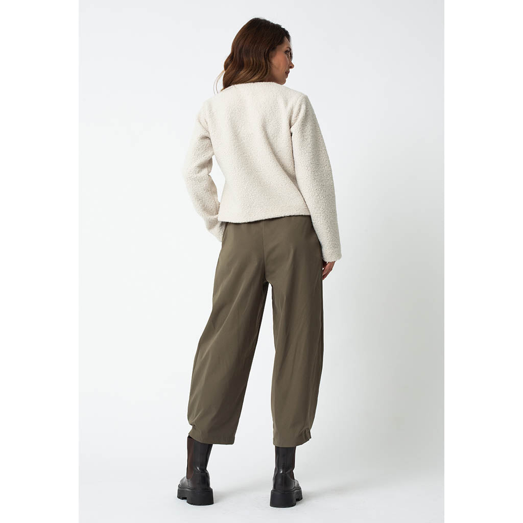 Bows & Teddy Jacket | Oatmeal