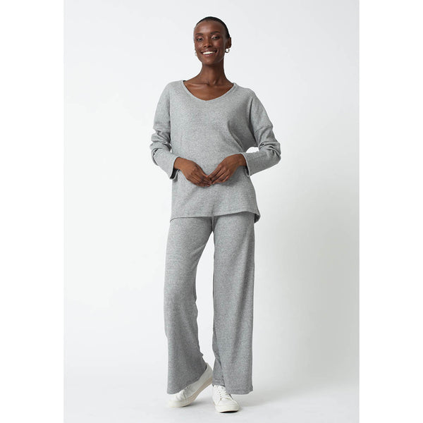 Travel Rib Set | Melange Grey